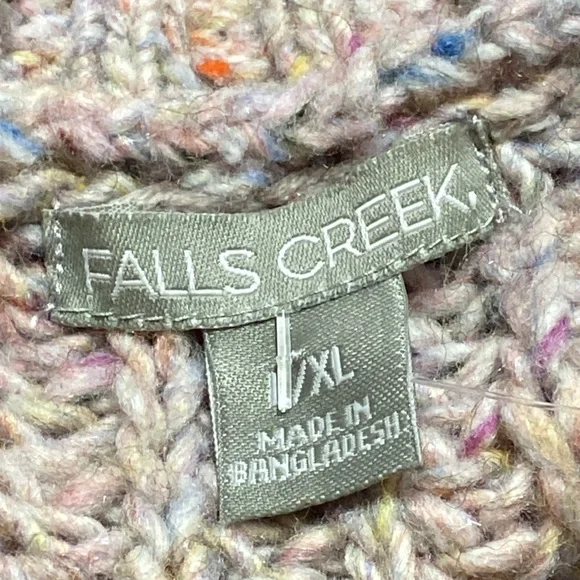 Falls Creek lavender knit cardigan - Picture 10 of 12